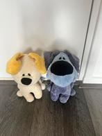 Set Knuffel woezel en pip, Kinderen en Baby's, Speelgoed | Knuffels en Pluche, Ophalen of Verzenden, Zo goed als nieuw, Hond