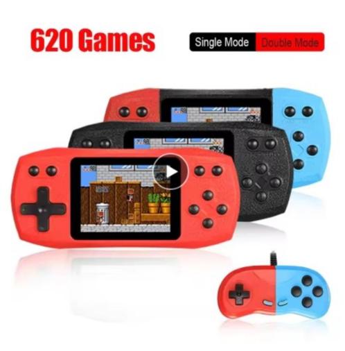 Retro Video Game Console Gebouwd in 620 Klassieke Games NEW!, Spelcomputers en Games, Games | Pc, Nieuw, 1 speler, Vanaf 3 jaar