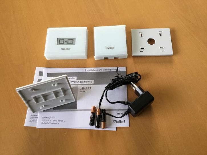 Vaillant vSMART slimme thermostaat, Doe-het-zelf en Verbouw, Thermostaten, Zo goed als nieuw, Slimme thermostaat, Ophalen of Verzenden