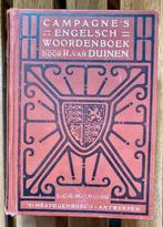 Campagne's Engelsch Woordenboek - R. van Duinen, Antiek en Kunst, Antiek | Boeken en Bijbels, Ophalen of Verzenden, R. van Duinen