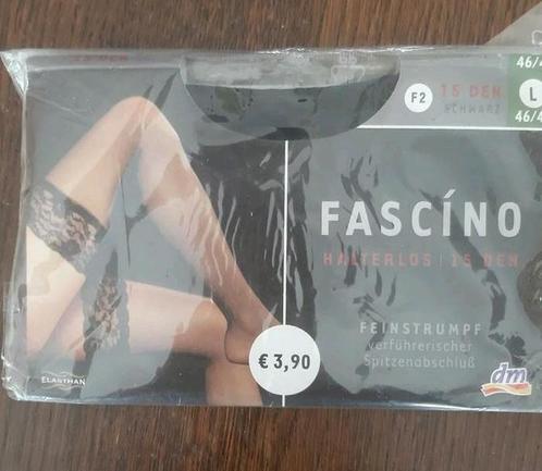 fascino zwarte hold ups 15d, Kleding | Dames, Leggings, Maillots en Panty's, Nieuw, Zwart, Verzenden