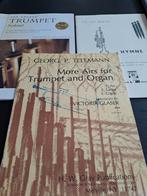 Muziekboeken Trompet en Orgel, Muziek en Instrumenten, Bladmuziek, Trompet, Gebruikt, Klassiek, Ophalen of Verzenden