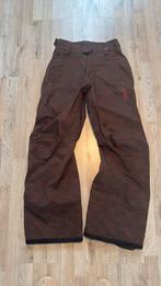 O’Neill snowboard broek bruin met roze details, Verzenden, Zo goed als nieuw, Maat 38/40 (M), Broek