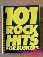 piano, keyboard, gitaar-101 Rock Hits For Buskers Bk.2-Mooi, Gebruikt, Piano, Ophalen of Verzenden, Artiest of Componist