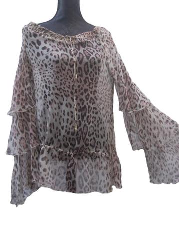 CAVALLI Class zijden top / tuniek maat M  beschikbaar voor biedingen