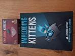 Exploding Kittens+ uitbreidingset imploding kittens, Ophalen of Verzenden, Zo goed als nieuw