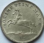 Hannover 1/6e thaler 1821 topkwaliteit!, Ophalen of Verzenden, Duitsland, Losse munt, Zilver