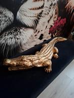 Gouden Krokodil Decoratie, Ophalen, Zo goed als nieuw