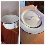 Ondersteek en po, Antiek en Kunst, Antiek | Emaille, Ophalen