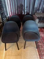 4 Ikea Baltsar stoelen 2e hands, Ophalen, Kunststof, Gebruikt, Blauw