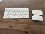 Apple keyboard + magic mouse en charger, Ophalen of Verzenden, Zo goed als nieuw