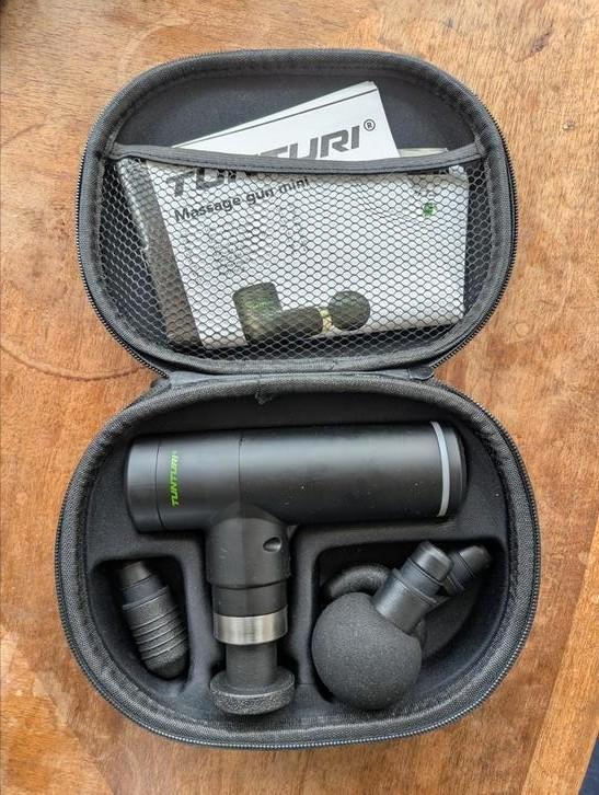 Tunturi Massage Gun Mini, Sport en Fitness, Massageproducten, Zo goed als nieuw, Apparaat, Ophalen of Verzenden