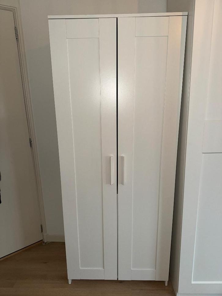 IKEA kledingkast 2-deurs wit, Huis en Inrichting, Kasten | Kledingkasten, Gebruikt, 150 tot 200 cm, 100 tot 150 cm, 50 tot 75 cm