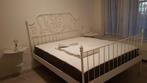 Ikea Leirvik bed 160x200 - Tweepersoonsbed, Ophalen, Gebruikt, Wit, Tweepersoons