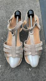 Gabor sandalen, goud/brons. Maat 7, Ophalen of Verzenden, Zo goed als nieuw, Overige kleuren, Sandalen of Muiltjes