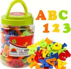 Magneet letters/cijfers - 78 stuks - educatief - vanaf 3 jr, Kinderen en Baby's, Speelgoed | Educatief en Creatief, Ophalen of Verzenden