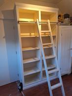 dubbele boekenkast met ladder de eekhoorn woodworking bv, Ophalen, Met plank(en), 100 tot 150 cm, 200 cm of meer