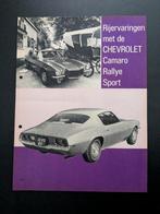 Autotest CHEVROLET Camaro Rallye Sport 1971, Ophalen of Verzenden, Gelezen, Chevrolet