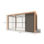 Voliere aluminium Noor | model 2, Ophalen of Verzenden, Nieuw, Aluminium, Volière