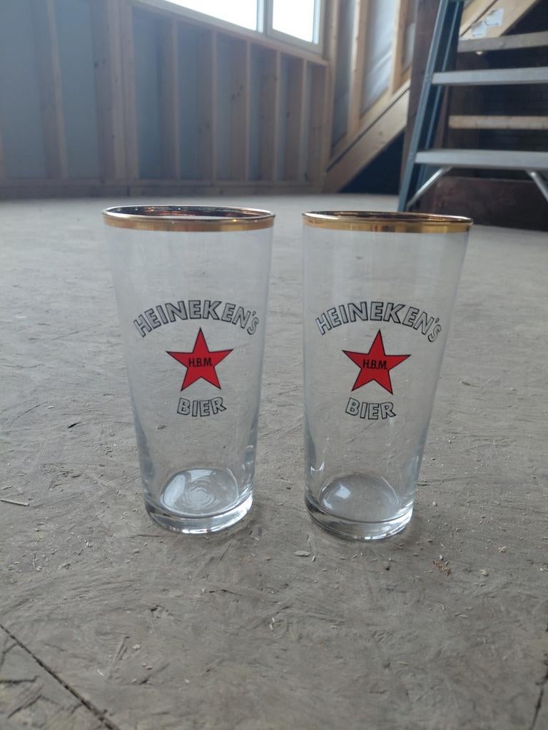 Heineken glas in goede staat, Ophalen of Verzenden, Zo goed als nieuw