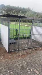2 complete hondenkennels te koop corton, Dieren en Toebehoren, Hondenhokken, Ophalen of Verzenden, Zo goed als nieuw, 110 cm of meer
