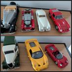 7 modelauto's, Hobby en Vrije tijd, Modelauto's | 1:24, Ophalen of Verzenden, Bburago