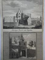 gravure Hertogpoort te Nijmegen Hertogstraat, 18e eeuw, Antiek en Kunst, Kunst | Etsen en Gravures, Verzenden