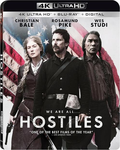 Hostiles 4K UHD/Ultra HD Blu-Ray USA (Geseald), Cd's en Dvd's, Blu-ray, Nieuw in verpakking, Actie, Ophalen of Verzenden
