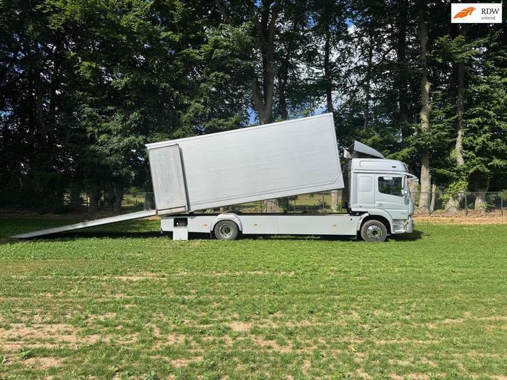 Mercedes-Benz Atego GESLOTEN AUTOTRANSP0RTER FULL OPTIONS!EU, Auto's, Vrachtwagens, Bedrijf, Te koop, ABS, Airconditioning, Alarm