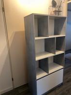 Billund boekenkast wandkast grijs/wit, Ophalen, 50 tot 100 cm, Zo goed als nieuw, 150 tot 200 cm
