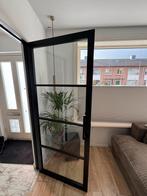 Stalen binnendeur met glas, Ophalen, 80 tot 100 cm, Binnendeur, 200 tot 215 cm