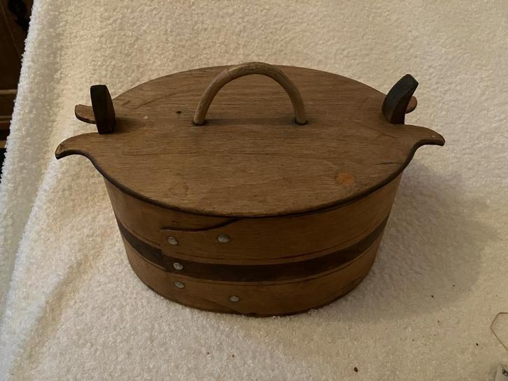 Oude voorraad doos, Antiek en Kunst, Curiosa en Brocante, Ophalen of Verzenden