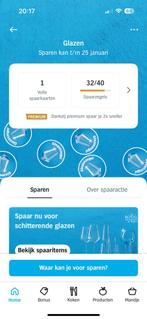 AH glazenzegels 72 stuks Albert Heijn, Hobby en Vrije tijd, Spaarzegeltjes, Ophalen of Verzenden, Overige soorten, Zegels, Bonnen of Punten