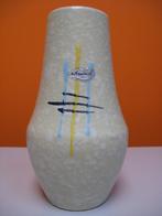 retro vintage keramische vaas Scheurich West Germany 60s, Huis en Inrichting, Woonaccessoires | Vazen, Geel, Aardewerk of Porselein