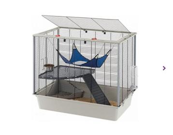 Ferplast Ratten-/ Frettenkooi - 78x48x70 cm Grijs beschikbaar voor biedingen