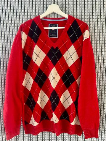 GANT wollen trui - blauw/wit/rood geruit beschikbaar voor biedingen