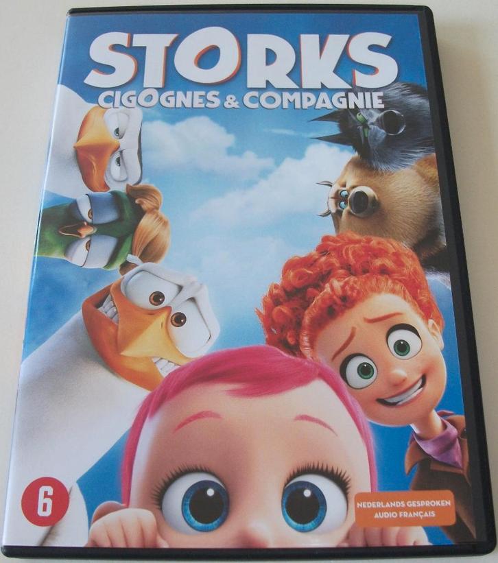 Dvd *** STORKS *** Ooievaars brengen baby’s..., Cd's en Dvd's, Dvd's | Tekenfilms en Animatie, Zo goed als nieuw, Amerikaans, Tekenfilm
