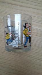 stripfiguren Suske en wiske glas penotti met lambik en jerom, Verzamelen, Verzenden, Suske en Wiske, Zo goed als nieuw, Gebruiksvoorwerp