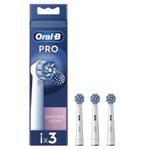 Oral-B PRO Sensitive Clean opzetborstels 3 stuks, Ophalen of Verzenden, Nieuw, Opzetborstel