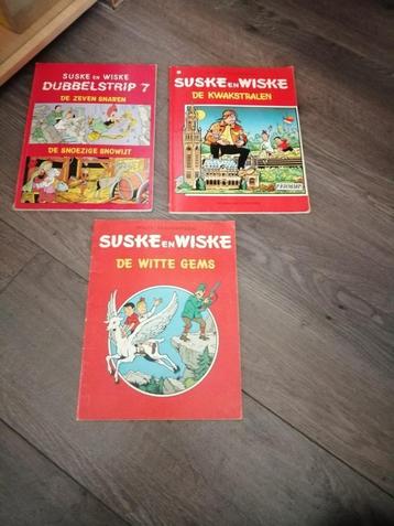 3 stuks stripboeken SUSKE &WISKE (willy vandersteen) beschikbaar voor biedingen