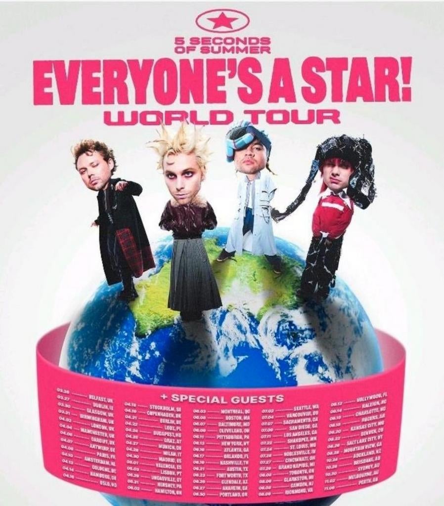 5 Seconds of Summer - Staanplaats 10 april + GRATIS upgrade, Twee personen, April