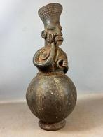 250965 Anthropomorphic Afrikaans Mangbetu Pot uit Kongo, Antiek en Kunst, Ophalen of Verzenden