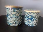 Set van twee vintage bussen. Delft, Ophalen of Verzenden