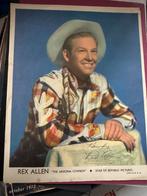 Foto/lobby kaart Rex Allen, Ophalen of Verzenden, Gebruikt, Rechthoekig Staand