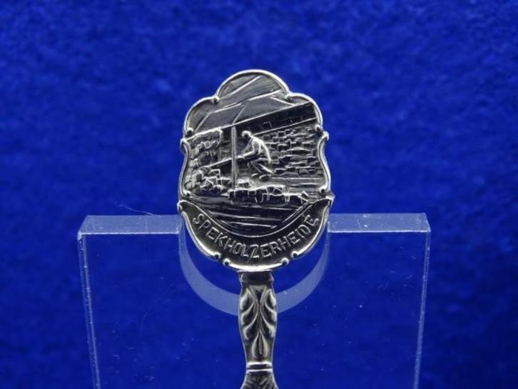 Lepeltje: Kerkrade Spekholzerheide mijnbouw mijnwerker, Antiek en Kunst, Antiek | Bestek, Verzenden