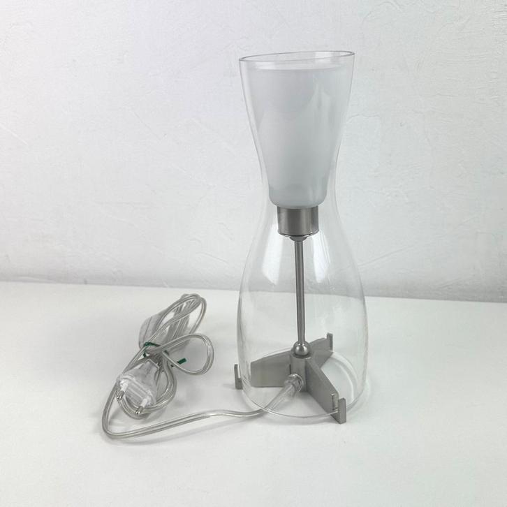 Kemner Italiaanse design lamp | glazen zandloper, Huis en Inrichting, Lampen | Tafellampen, Zo goed als nieuw, Minder dan 50 cm