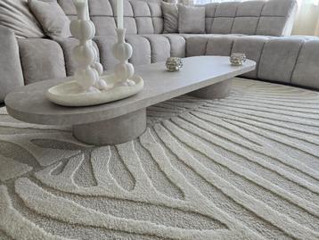 Nieuwe ovale salontafel Shundrika - Marmerlook Beige SoHome beschikbaar voor biedingen