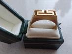 14 karaat Gouden Versace ring, Sieraden, Tassen en Uiterlijk, Ringen, Verzenden, 19 tot 20, Zo goed als nieuw, Dame