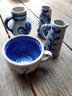 4 Keulse aardewerk potjes en kannetjes, Antiek en Kunst, Antiek | Keramiek en Aardewerk, Ophalen of Verzenden
