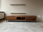 Teakhouten TV Kast - Stijlvol en Robuust, Ophalen, Gebruikt, 150 tot 200 cm, Teakhout